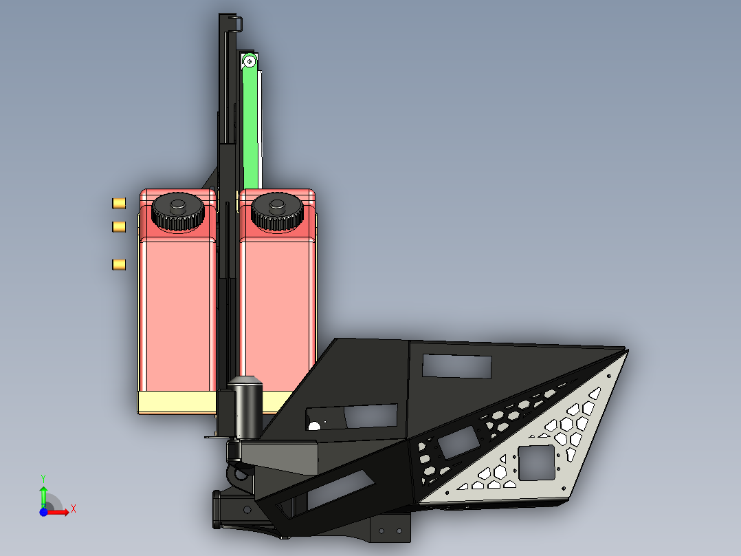 GX470-后保险杠前视图