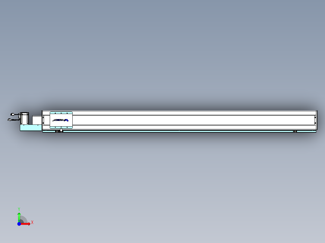 威洛博VBC同步带传动一无尘环境VBC14-L45-S1650-BL-ZP40-C3前视图