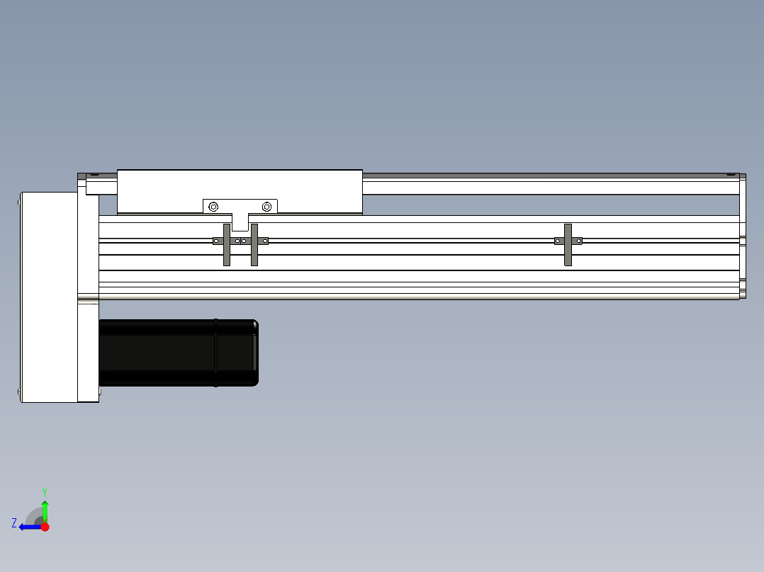 Toyo东佑达直线模组-ETH22-300-BM-400W+煞車右视图