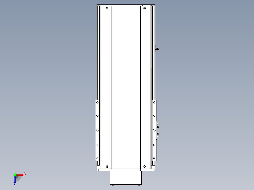 Toyo东佑达直线模组-ETH22-300-BM-400W+煞車俯视图