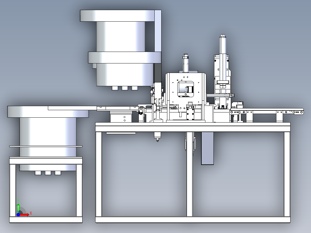 定子组装机插针机前视图