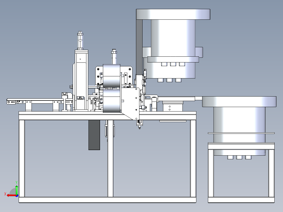 定子组装机插针机后视图