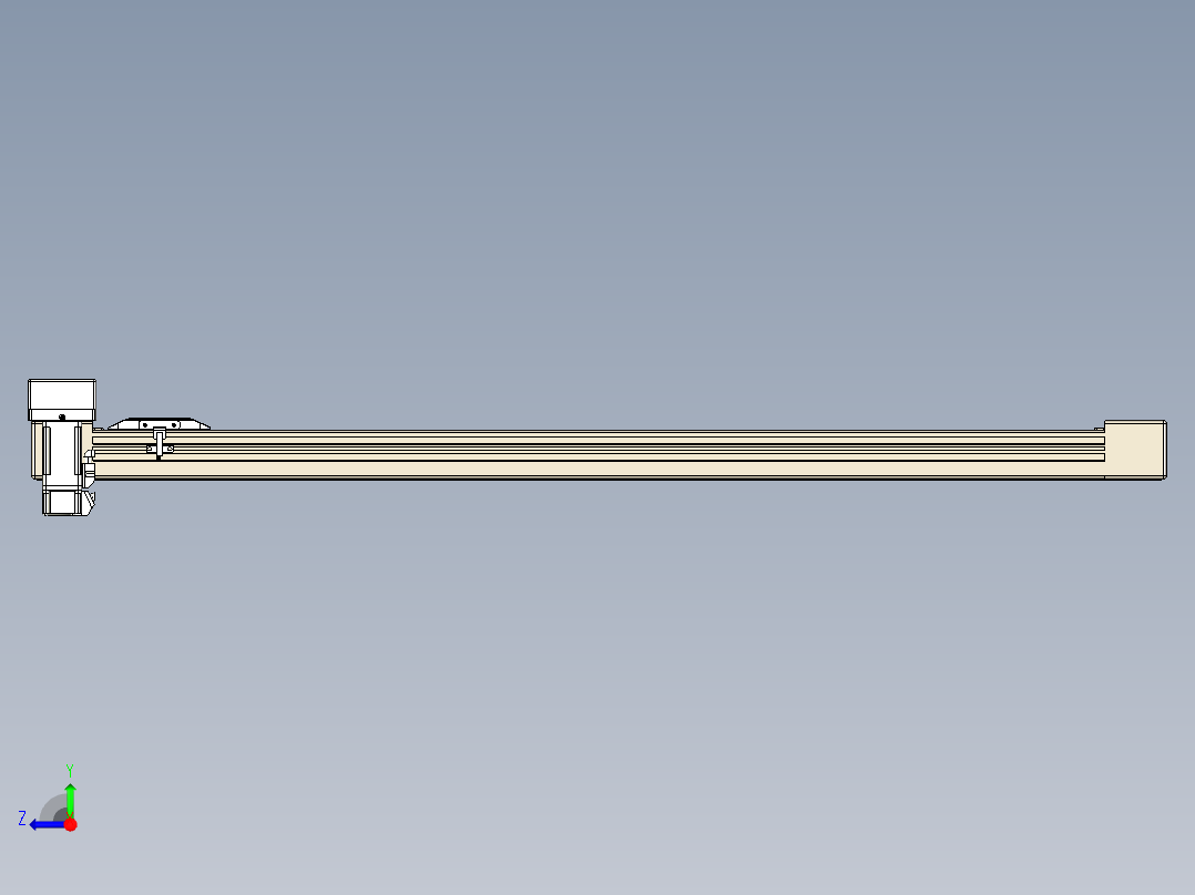 同步带全封闭直线模组TPA-HCB-65S-90-L850-MR-C-P10-N3右视图
