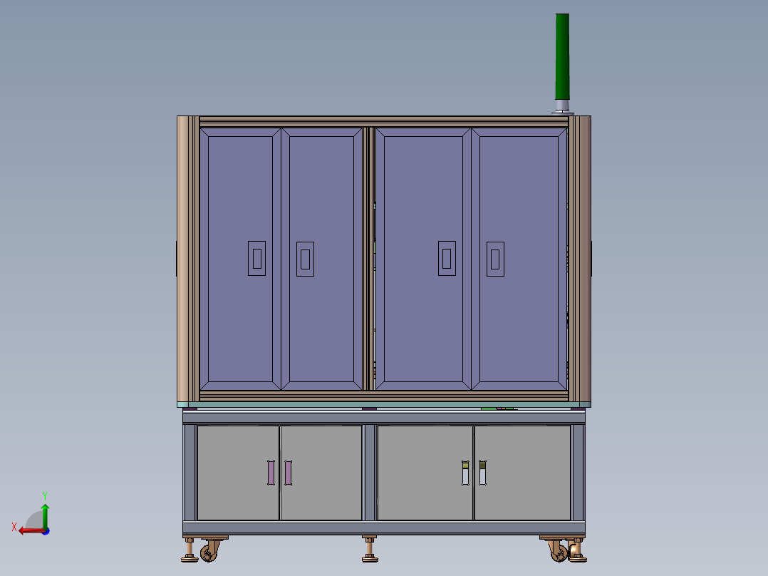 全自动苹果6贴膜机、非标自动化设备 3后视图
