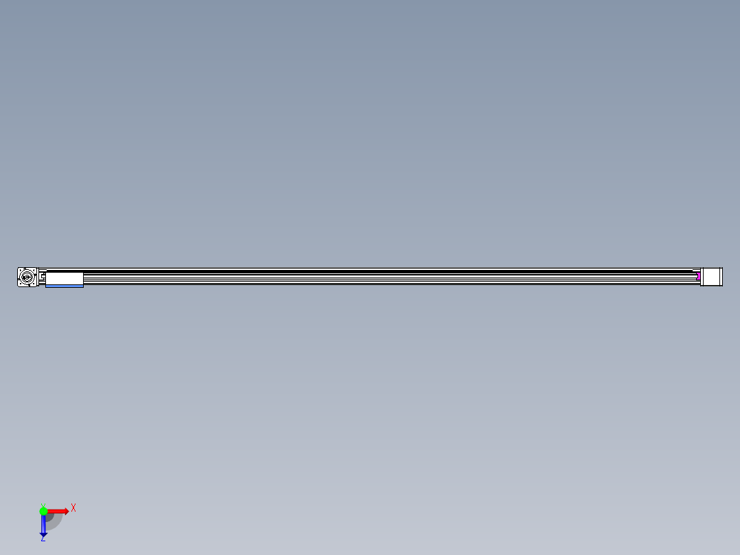 威洛博LB.GB同步带传动--欧规系列GB8-L192-S2900-BR-P75-K俯视图