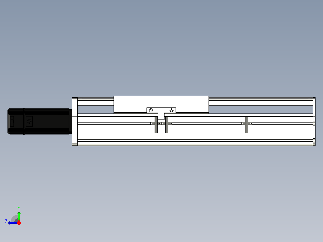Toyo东佑达直线模组-ETH22-200-BC-400W+煞車右视图