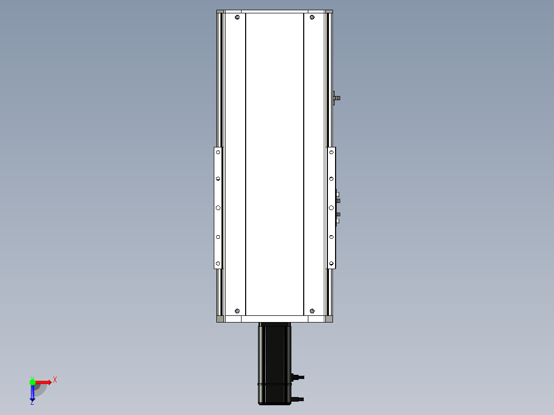 Toyo东佑达直线模组-ETH22-200-BC-400W+煞車俯视图
