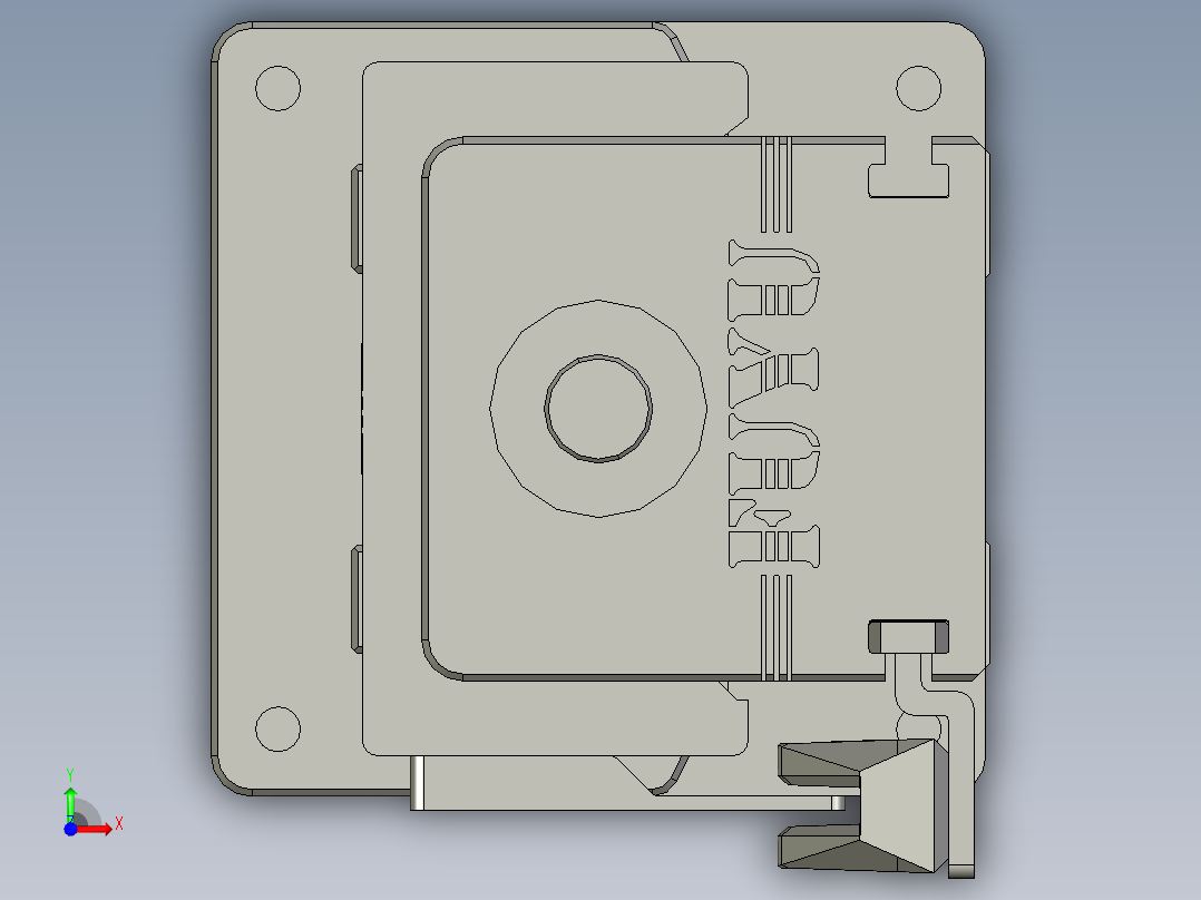 模组FSK40J-C7L10-E400-BC-B57前视图