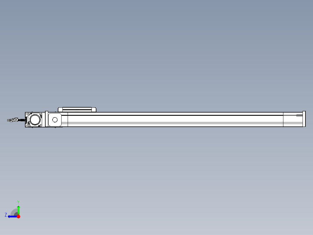 威洛博LB.GB同步带传动--欧规系列LB6A-L65-S850-BR右视图