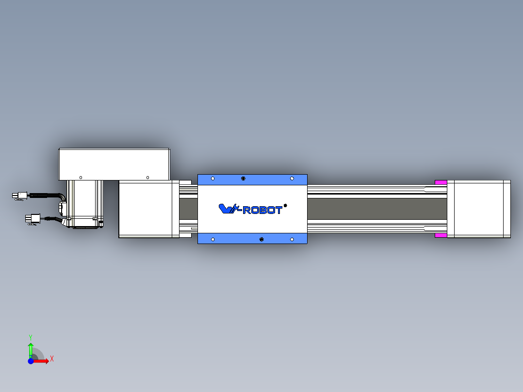 威洛博LB.GB同步带传动--欧规系列GB8-L96-S200-BR-P40前视图