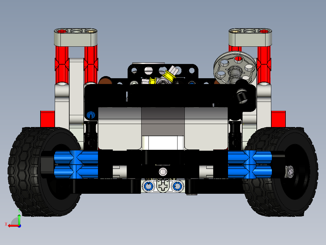 lego-technic-42063-anniversary.6-乐高玩具赛车后视图