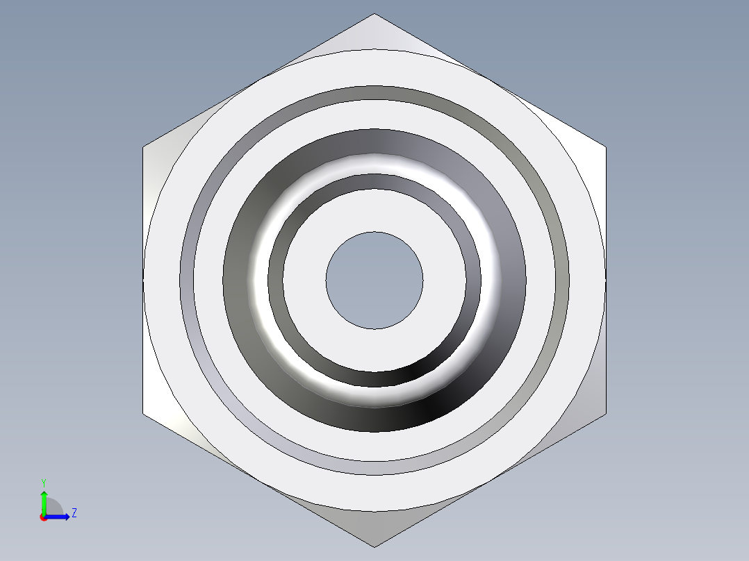 卡套式工业通用硬管接头EO_Distance_piece_adapter_DA08S71左视图