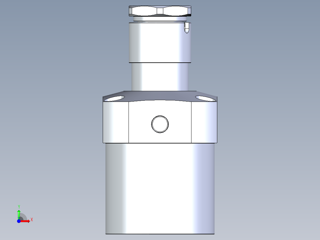 KOSMEKLG1050-SR-Y60多系列多零件图纸模型前视图