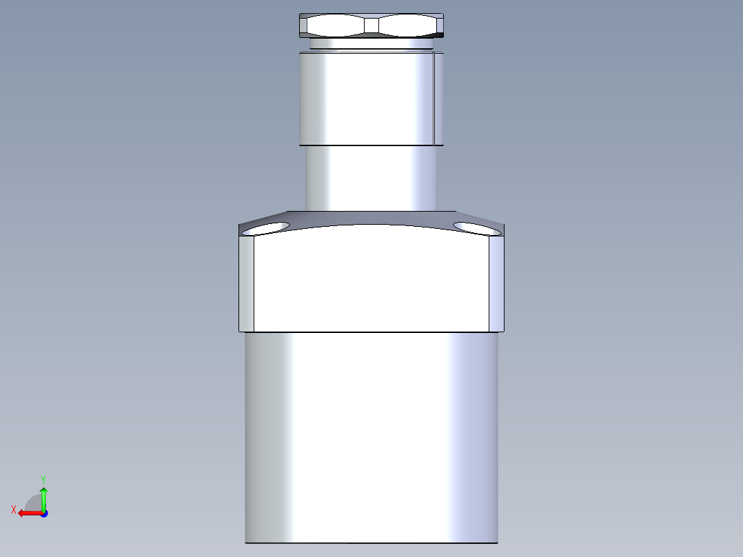 KOSMEKLG1050-SR-Y60多系列多零件图纸模型后视图