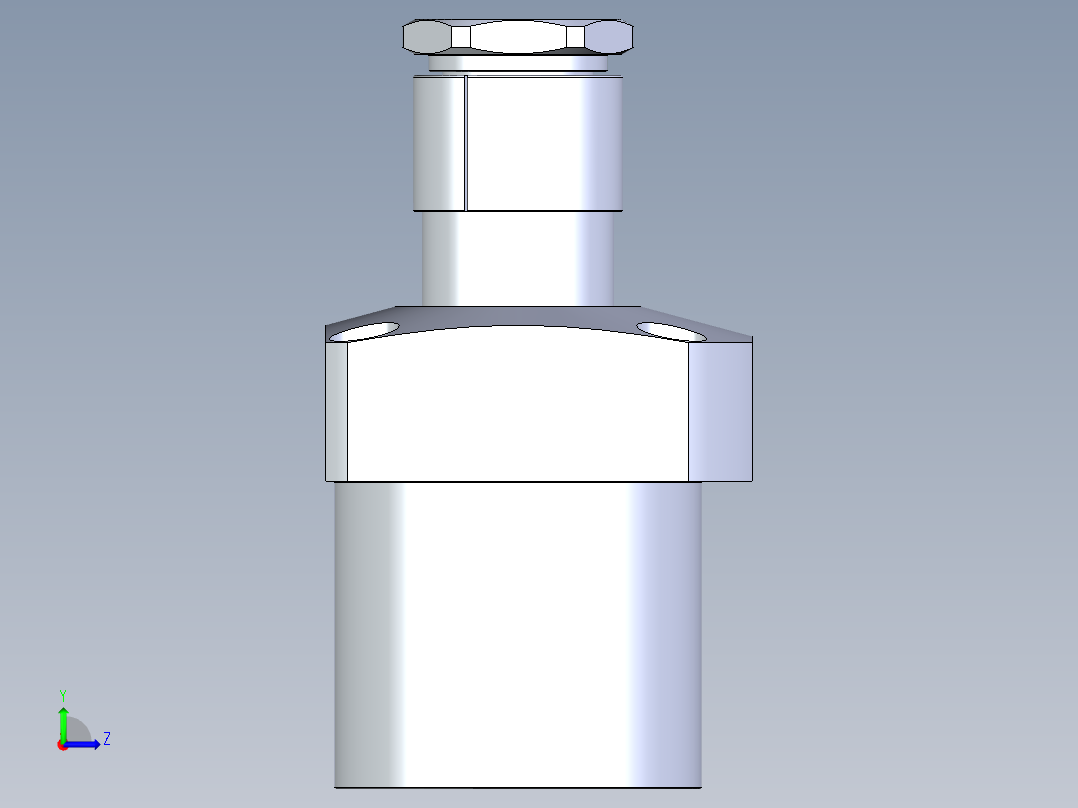KOSMEKLG1050-SR-Y60多系列多零件图纸模型左视图