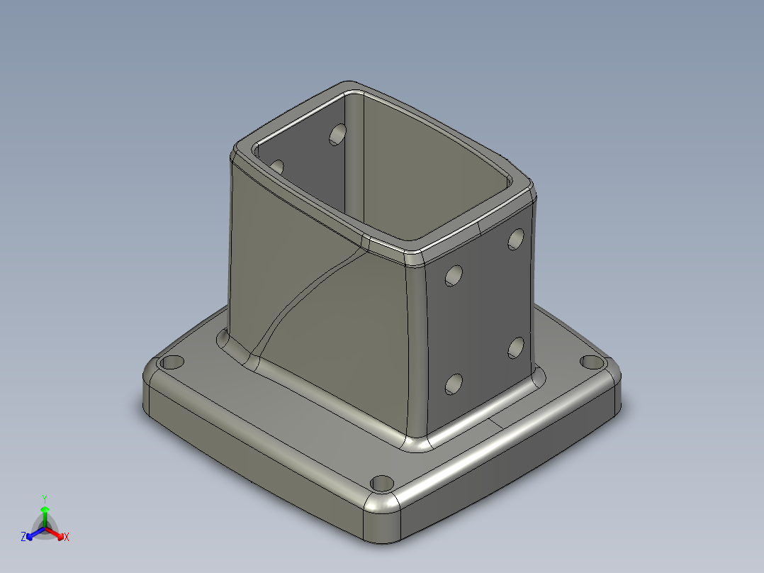 55-75-140固定底座.STEP主视图