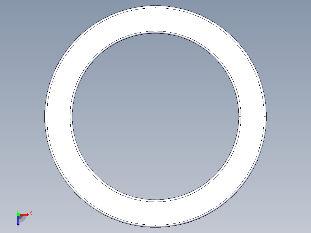 平面推力球轴承51115俯视图