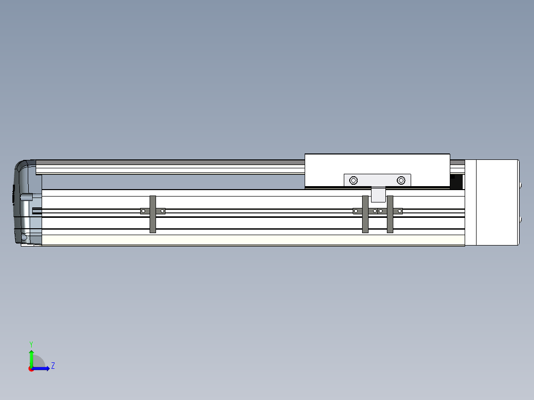 Toyo东佑达直线模组-ETH17-250-BL-M75左视图
