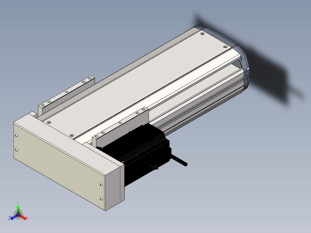 Toyo东佑达直线模组-ETH17-250-BL-M75正等轴测图