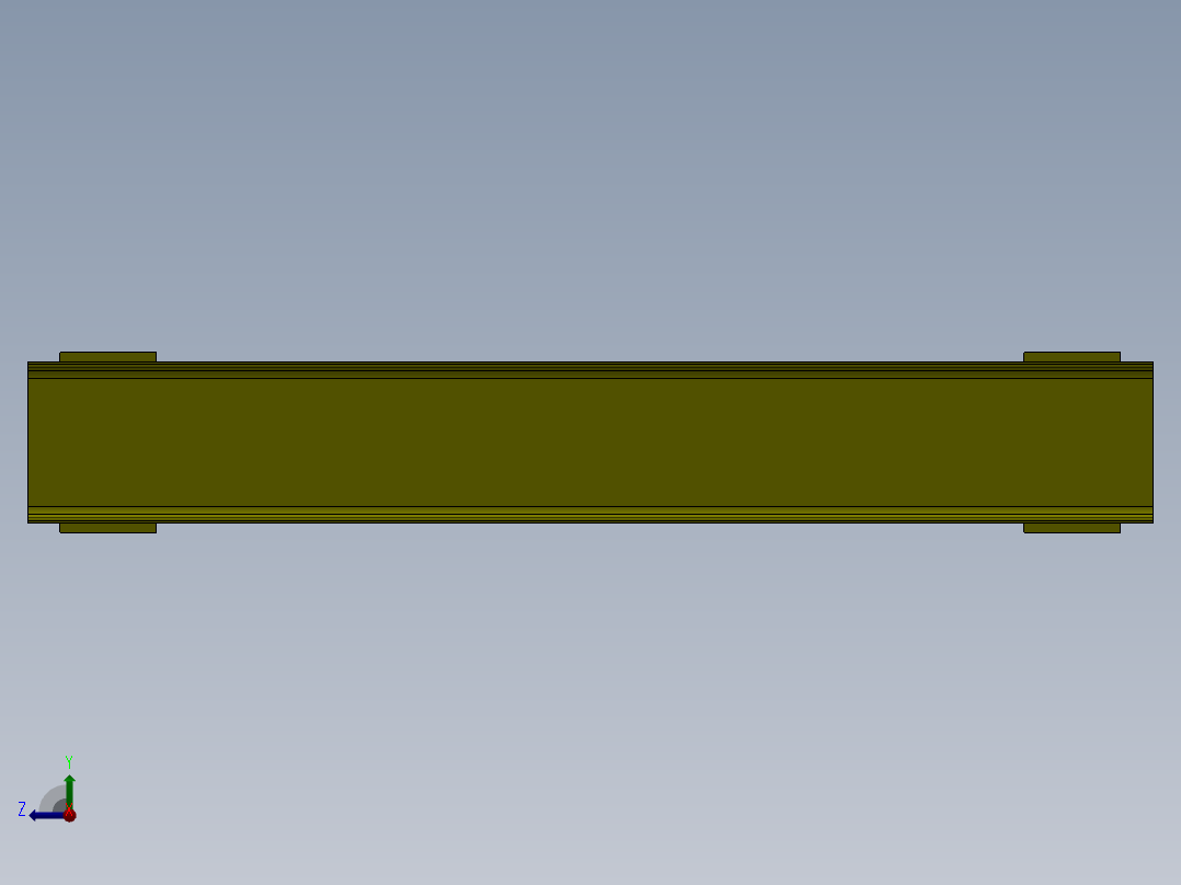 管道连接件-连接件 (1)右视图
