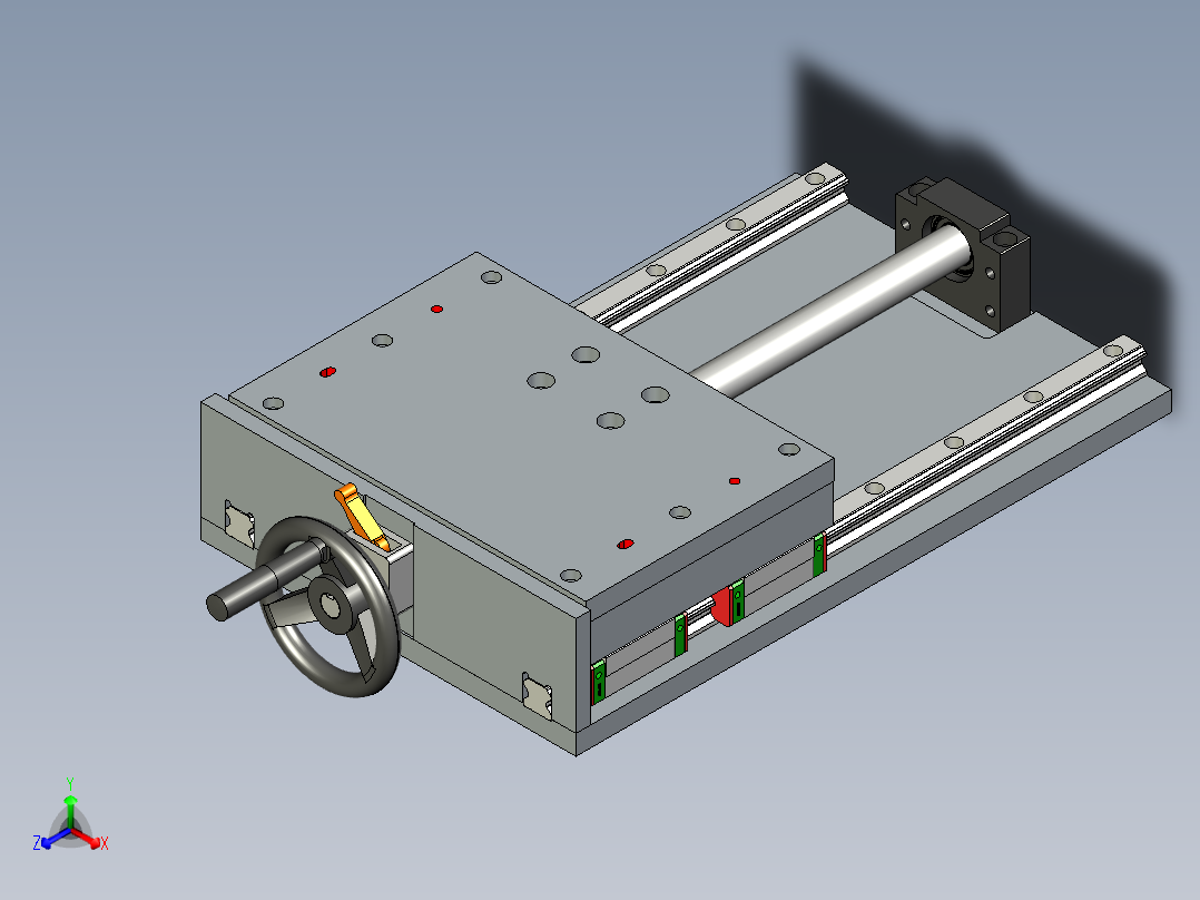 手摇机械滑台 1799084主视图