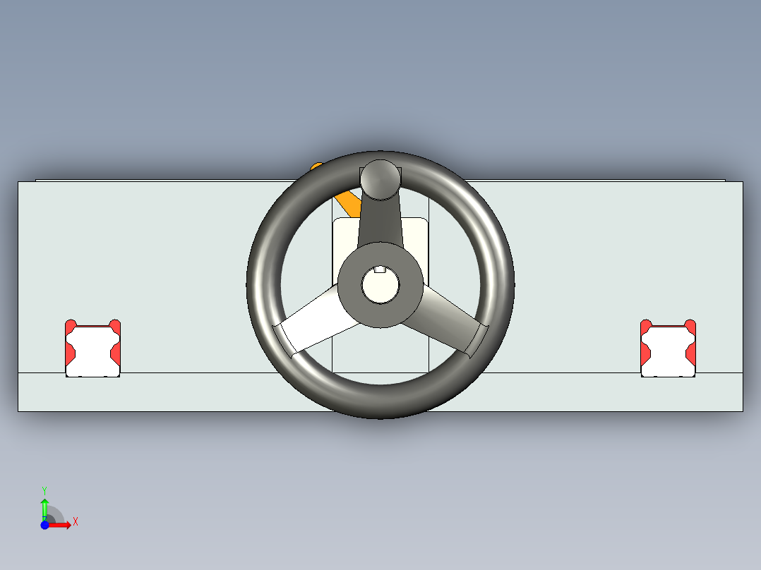 手摇机械滑台 1799084前视图