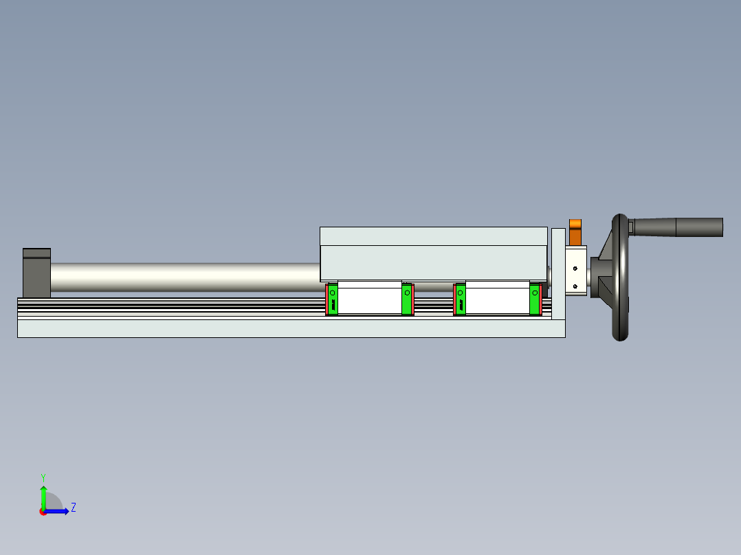 手摇机械滑台 1799084左视图