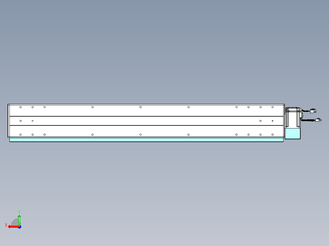 威洛博VBC同步带传动一无尘环境VBC14-L45-S850-BLD-ZP40-C3后视图