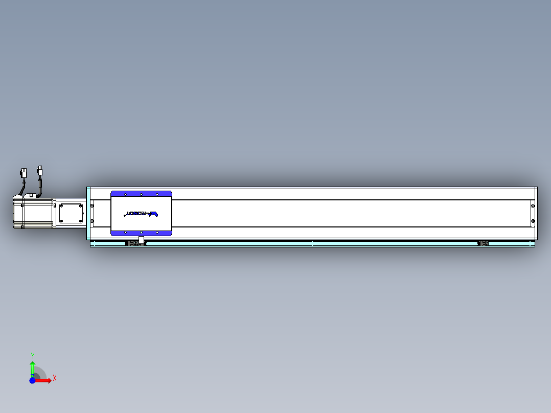 威洛博VC丝杆传动-无尘环境VC14-Lxx-C-S900-BC-ZP75-C3前视图