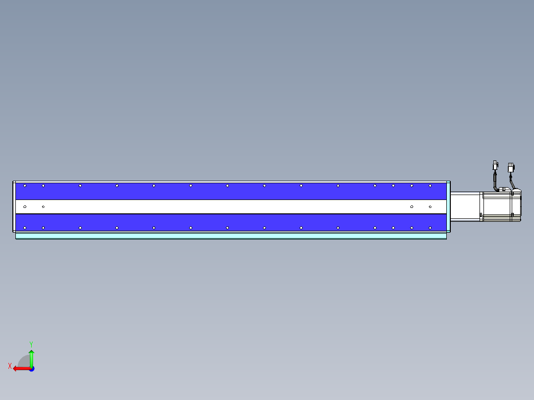 威洛博VC丝杆传动-无尘环境VC14-Lxx-C-S900-BC-ZP75-C3后视图