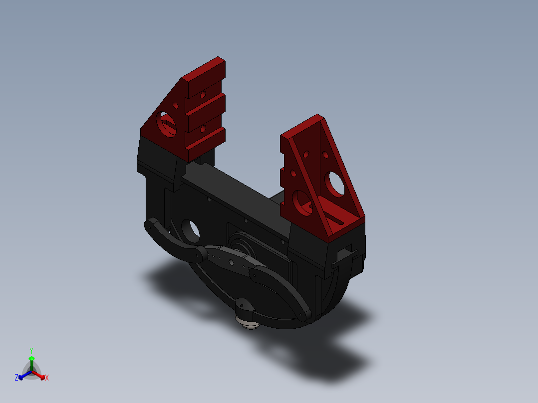 机械爪、机械手(225)正等轴测图