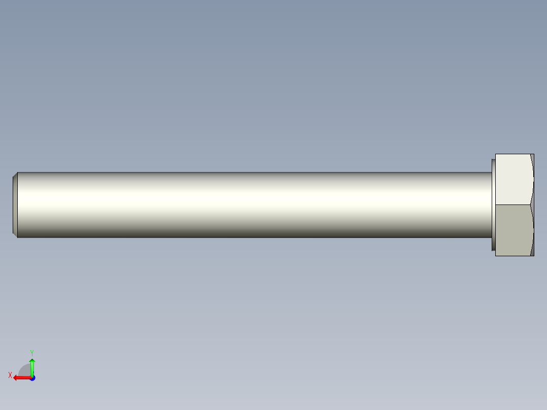 螺钉-DIN_931-M22x2.5x160_34.stp后视图