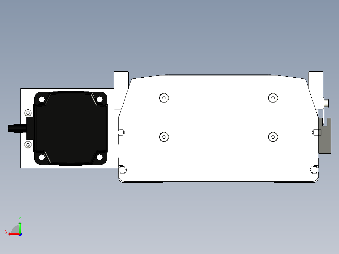 Toyo东佑达直线模组-ETH22-800-BL-750W+煞車后视图
