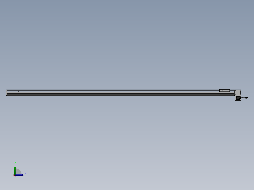 精密模组MT100-L78-2200-RD-M10-C4左视图
