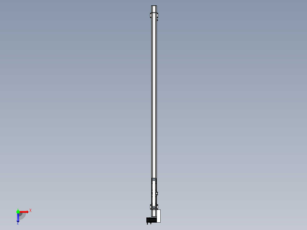 Toyo东佑达直线模组-M65-M-2000-R-M40-C4俯视图