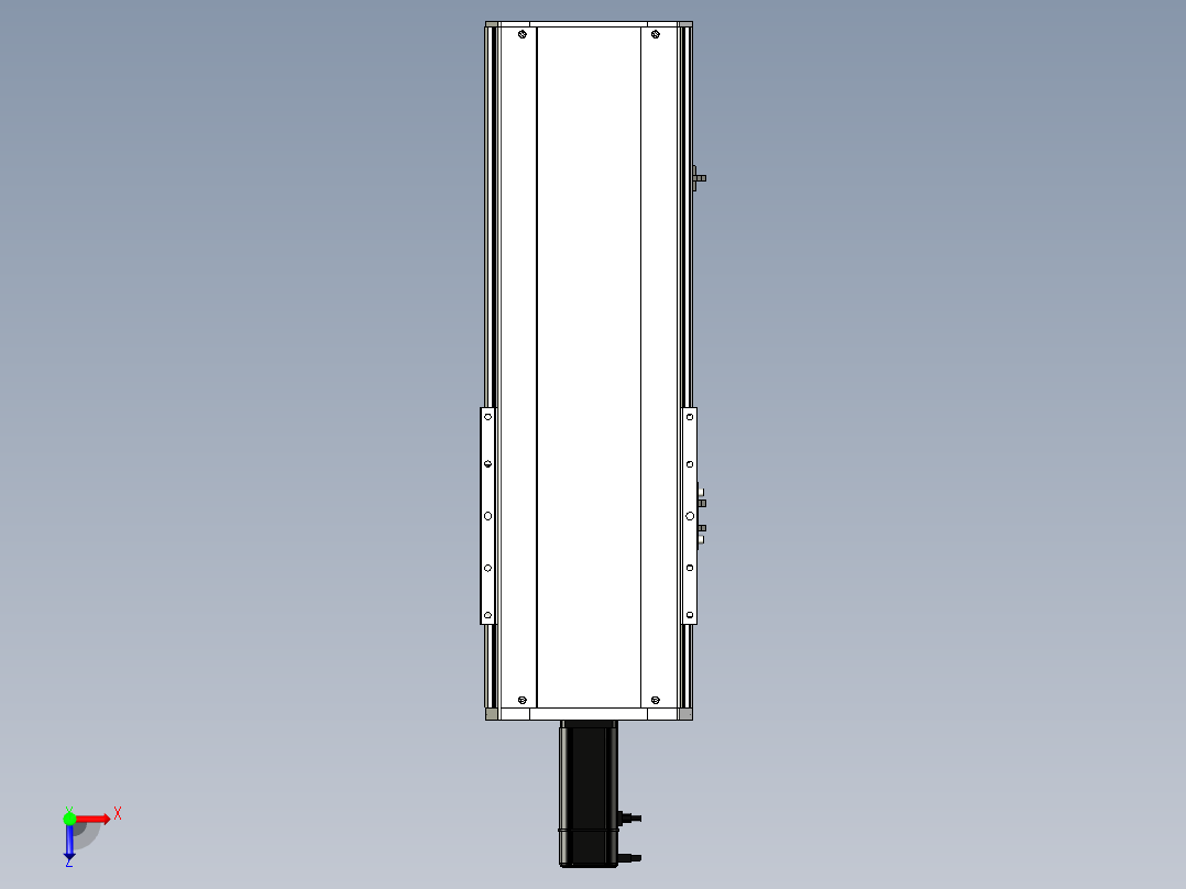 Toyo东佑达直线模组-ETH22-350-BC-400W+煞車俯视图