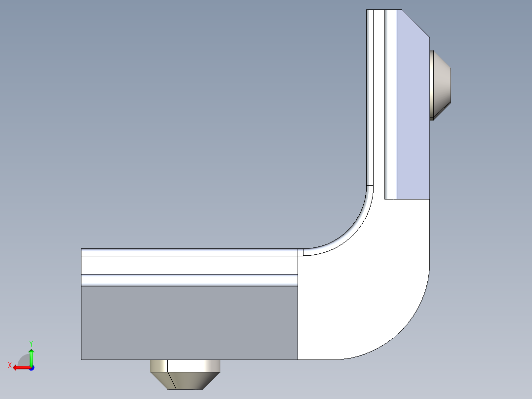 型材-BR 6-8 INNER BRACKET 3842535573后视图