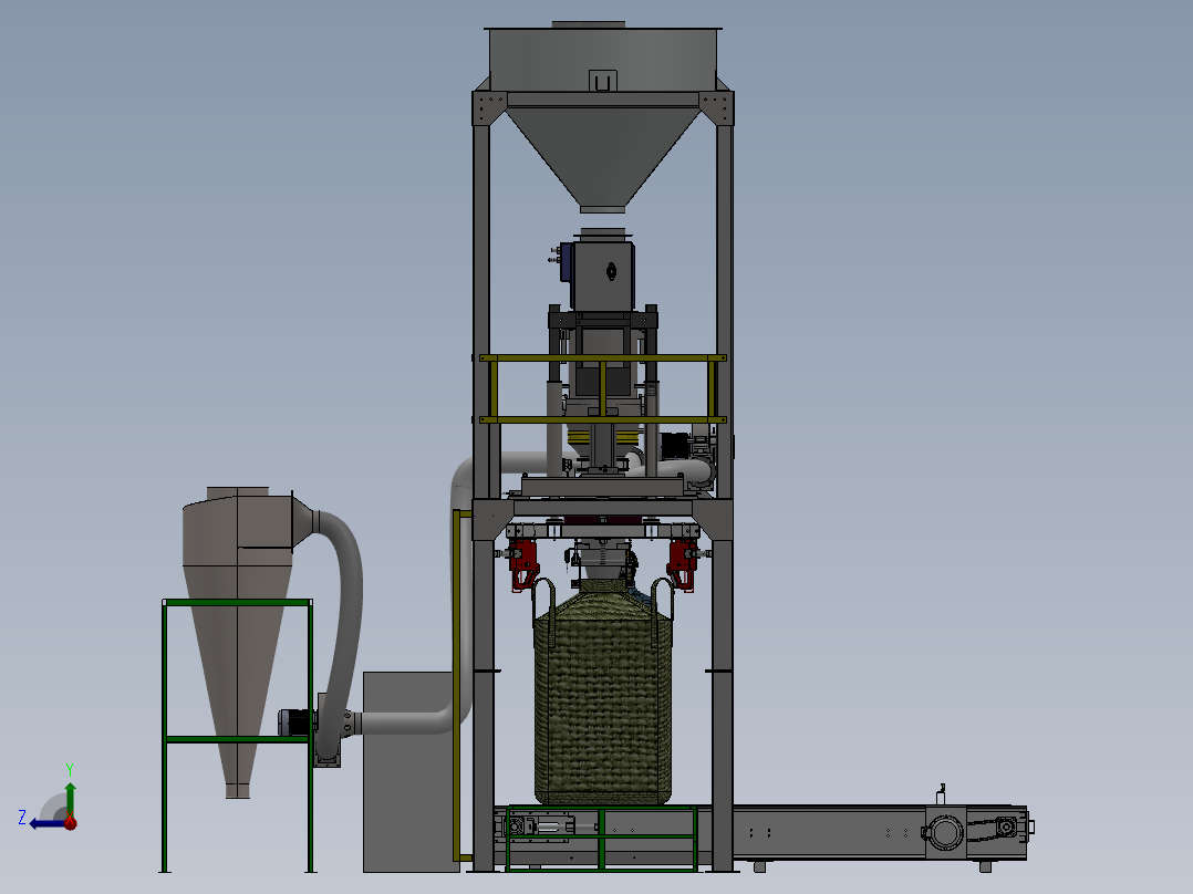 全自动吨袋包装机714421右视图