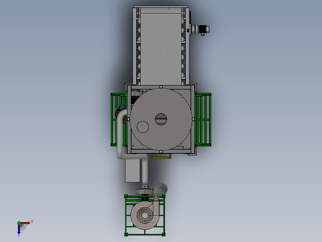 全自动吨袋包装机714421俯视图
