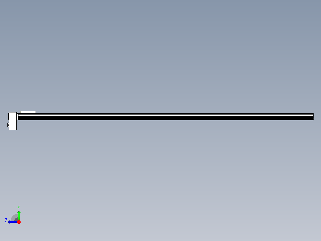 同步带全封闭直线模组TPA-HCB-105D-90-L2250-RP-Y-P20-N3右视图