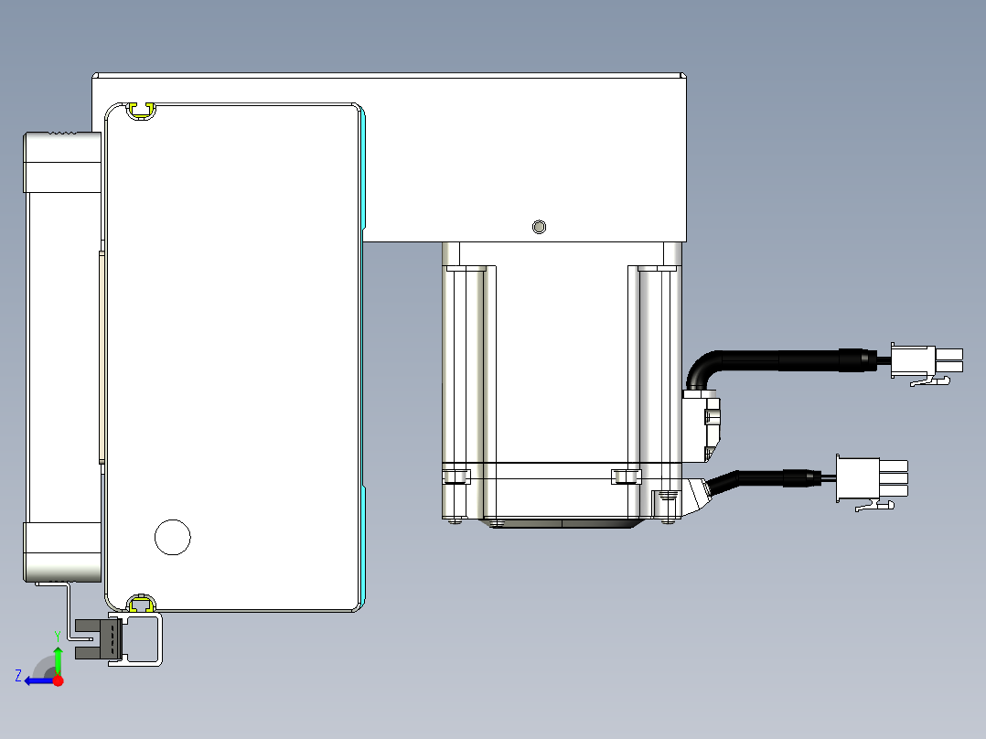 威洛博VBC同步带传动一无尘环境VBC17-L45-S1200-BRD-ZP75-C3右视图