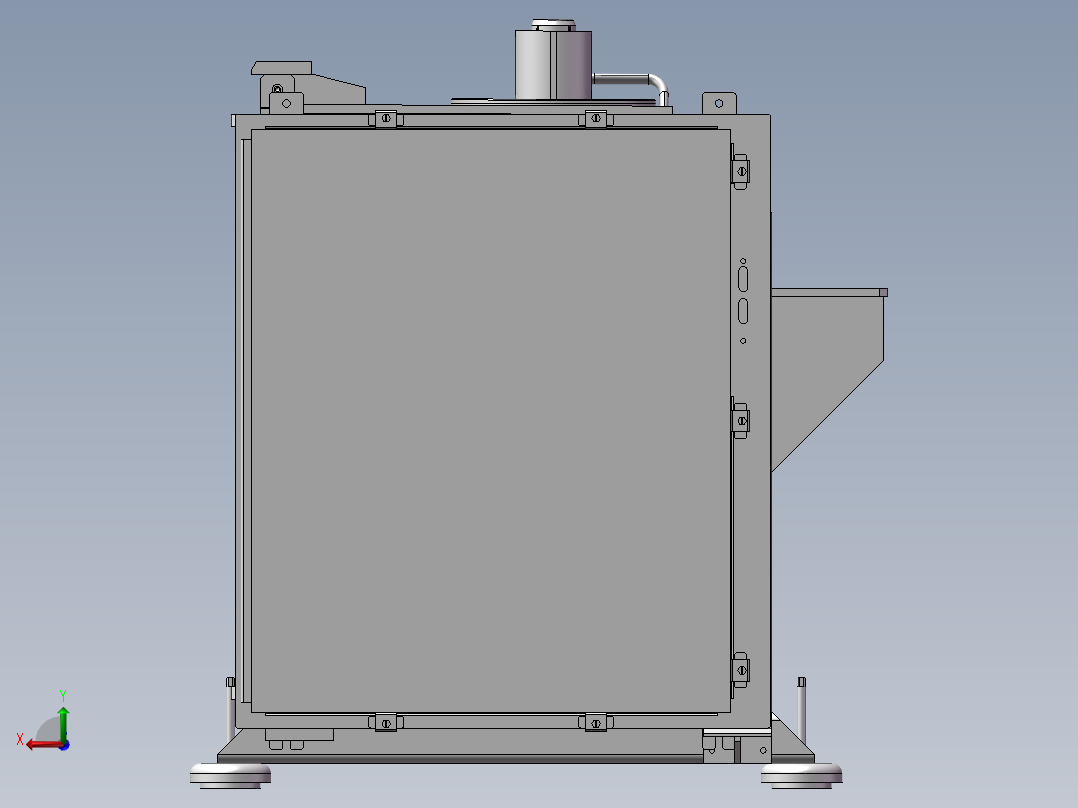 SC40A高精密裁断机后视图