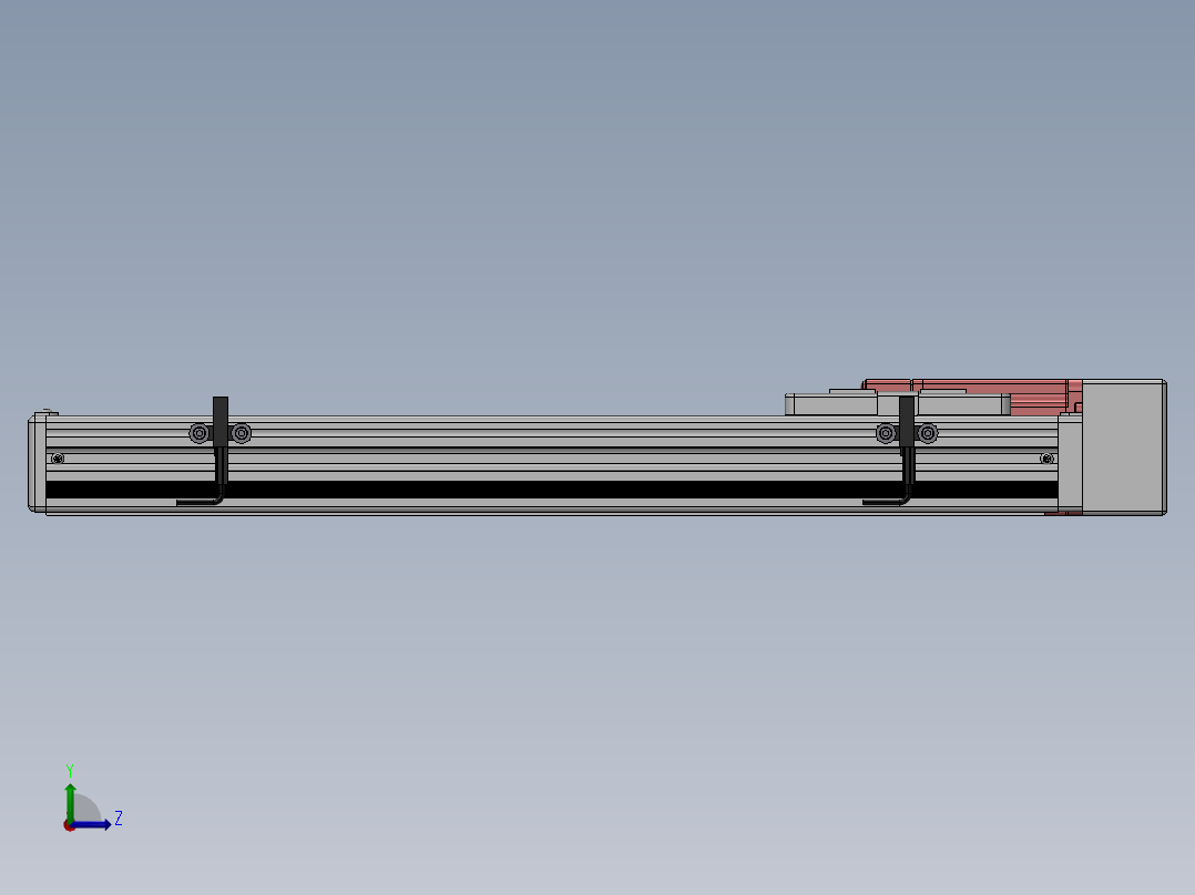 精密模组MY60-T10-300L-BL-P20B-C4-C左视图