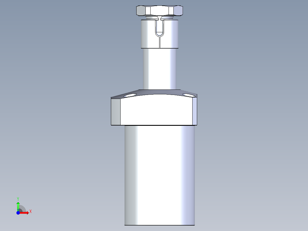 KOSMEKLHA0750-SR-Q30多系列多零件图纸模型前视图