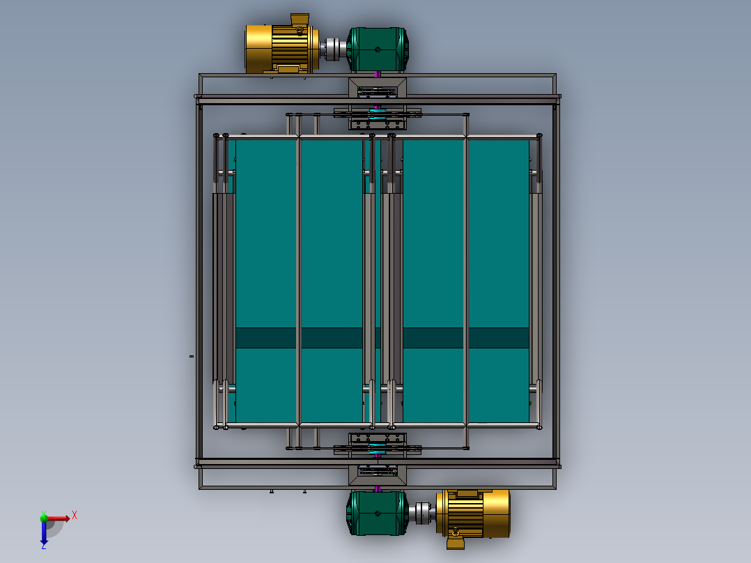 车辆提升机、汽车电梯、立体车库俯视图