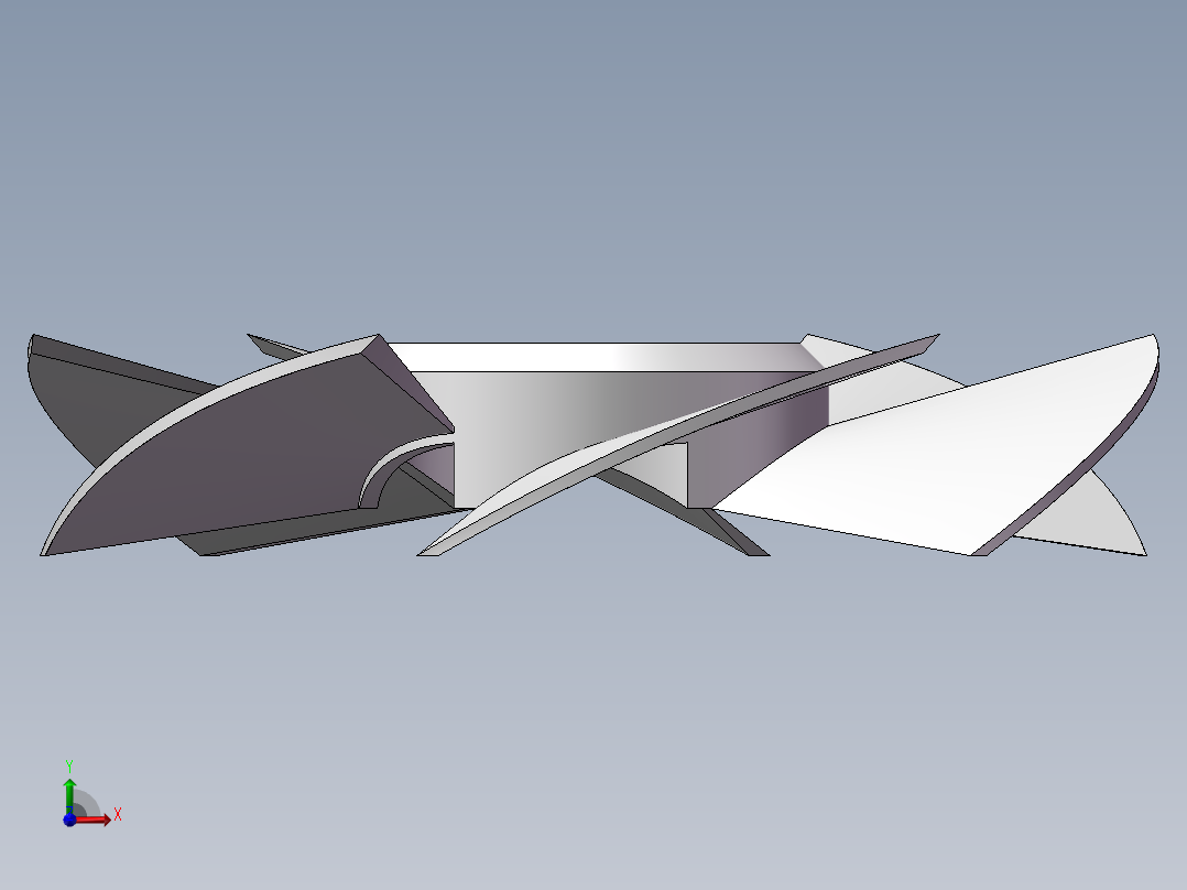 2013版本solidworks风扇前视图