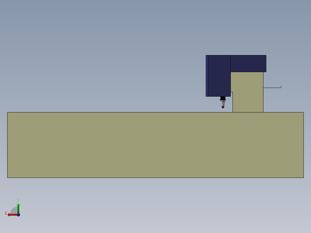 三菱激光切割机床后视图
