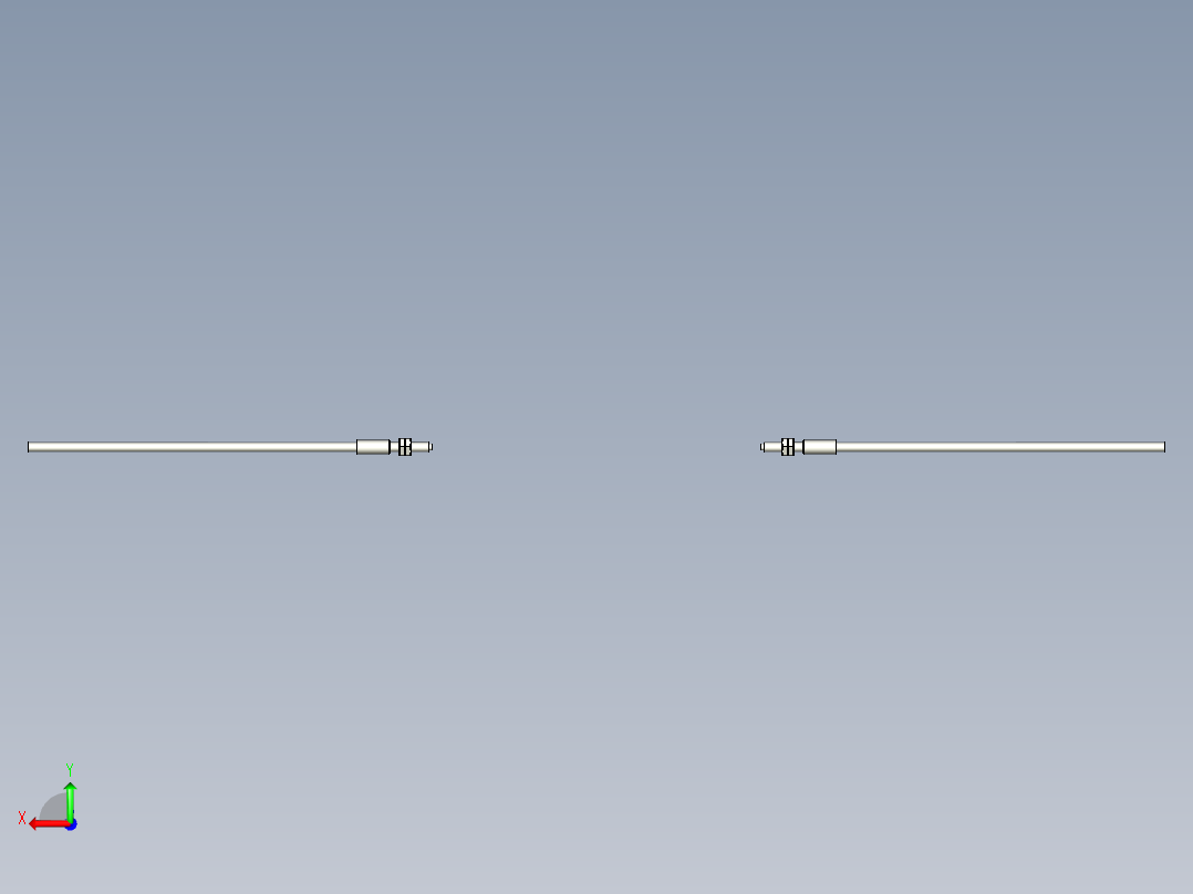 耐高温玻璃光纤_对射型FT-GW311_3D后视图
