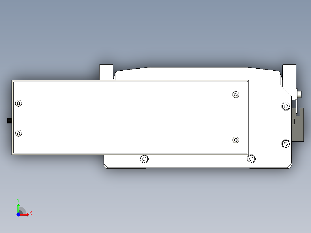 Toyo东佑达直线模组-ETH22-850-BR-400W前视图