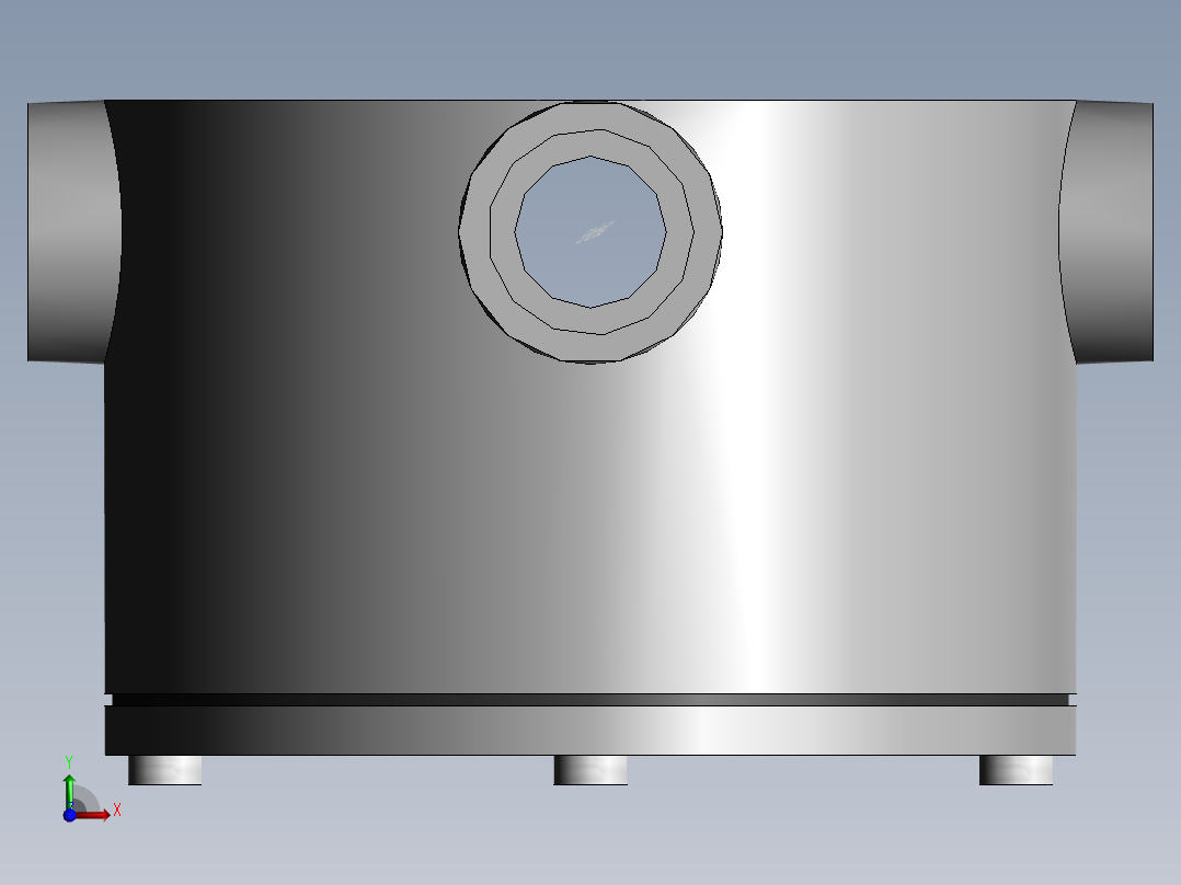 pvc conduit--cross前视图